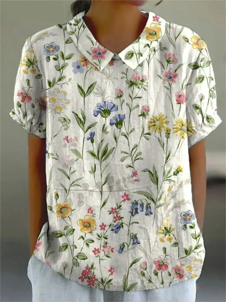 DELACROIX | Blouse Fleurie Élégante