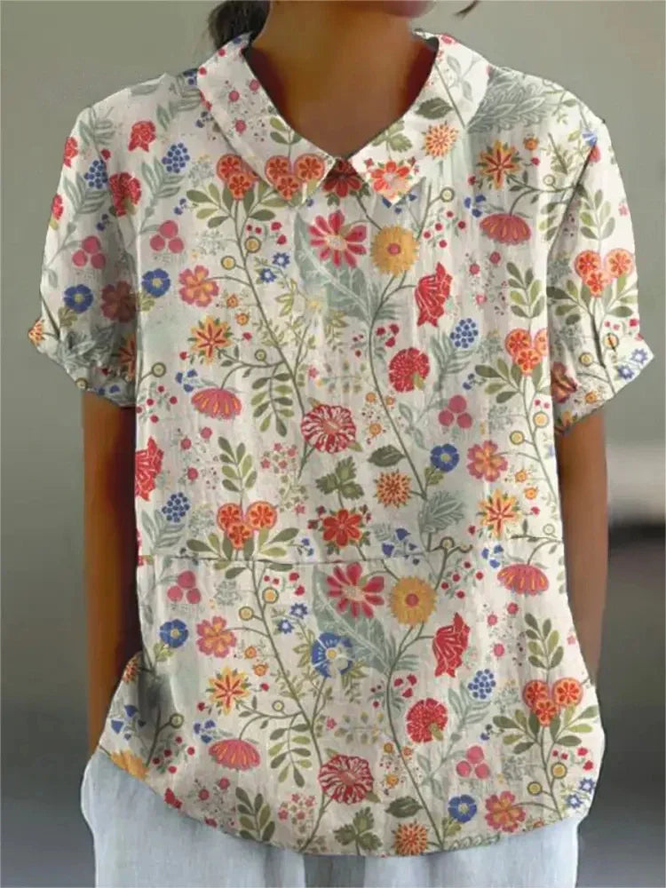 DELACROIX | Blouse Fleurie Élégante